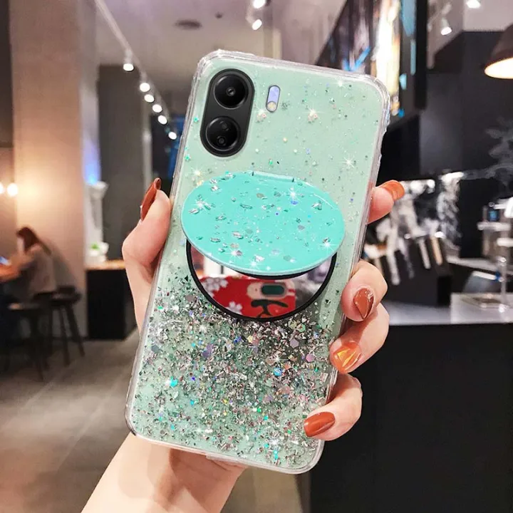 New%20Phone%20Case%20For%20Redmi%2013C%20Cover%20Sparkling%20Star%20Moon%20Soft%20Silicone%20Transparent%20Mirror%20Anti%20Drop%20for%20Redmi%2013C%20Case%20-%20Image%209