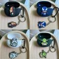 Diy Cartoon Silicone Earphone Case for Realme Buds T100 / T300 Headphone Dustproof Protector Sleeve Charging Box with Keychain. 