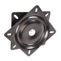 Chair Parts Easy Installation Auto Return Swivel Plate Steel Multifunctional 7in for Chair. 