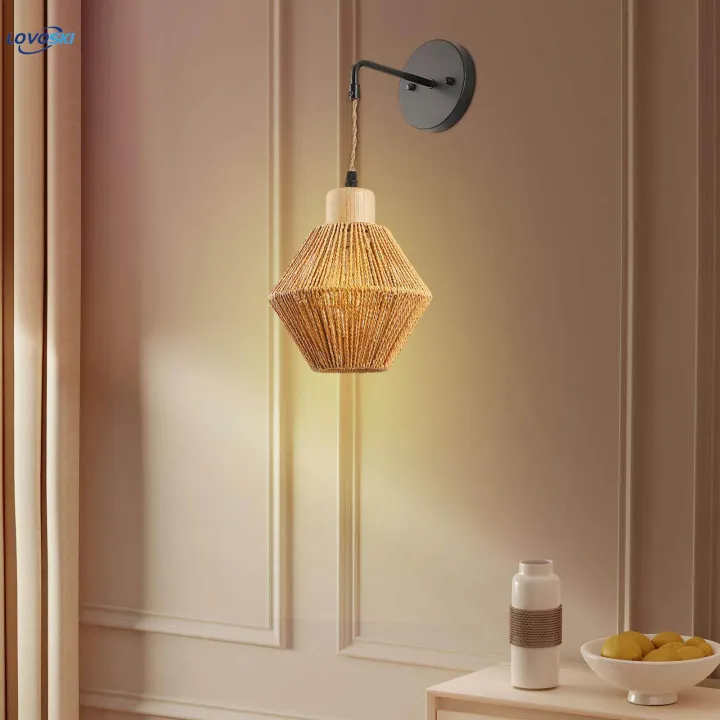 Rattan%20Wall%20Sconce%20Wall%20Lamp%20Wall%20Light%20for%20Reading%20Living%20Room%20Farmhouse%20-%20Image%207
