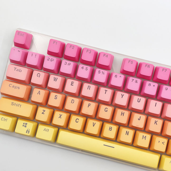 Gradient%20translucent%20keycapsPBT%20dip%20dyeing%20words%20transparent%20simplicity%20personality%20fresh%20mechanical%20keyboard%20frost%20blue%20rainbow%20keycaps%20-%20Image%203