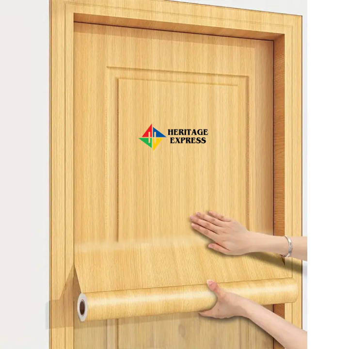 3Mx60cm Adhesive Vinyl Wallpaper Furniture Office Cabinet Door PVC Waterproof Wallpaper - Furniture & Decor- Delights