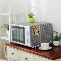 【Happy childhood memories】Dream NS Nordic cotton linen universal microwave oven cover dust cover oven cover electric oven cover. 