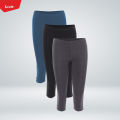 Women's 3/4 Three Quarter Basic Cotton Capri Leggings For Ladies From Levin. 