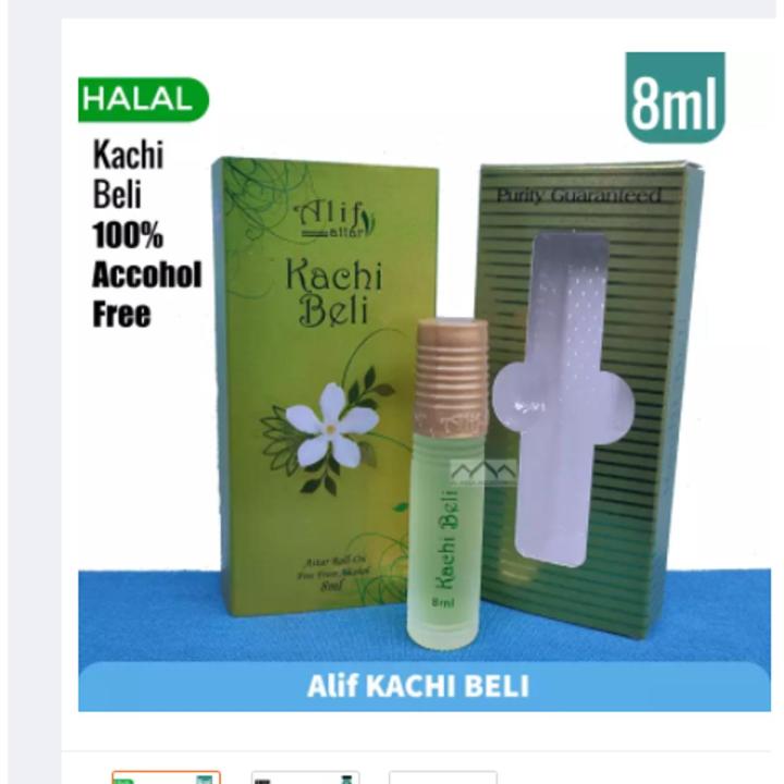 Alif Kachi belly Attar Long Lasting Roll On Non Alcoholic Perfume Attor - 8ml