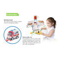 Hola Toy Ambulance Kids Early Learning Educational Plastic Role Play Ambulance Toys.