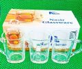 6 Pieces Tea Cup Set - Transparent - Enjoy Tea Time With This Elegant Transparent Cup Set Model N34M.