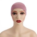 Classic Practical Muslim Hijab Inners Stretchable Jersey Cotton Tube Cap Shawl Bottom Women Headscarf Bonnet 25Colors One Size. 