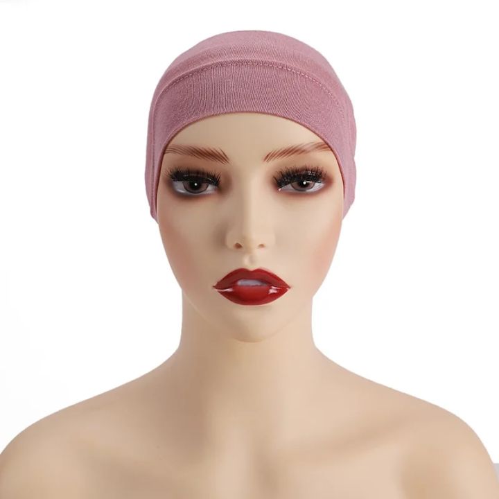 Classic%20Practical%20Muslim%20Hijab%20Inners%20Stretchable%20Jersey%20Cotton%20Tube%20Cap%20Shawl%20Bottom%20Women%20Headscarf%20Bonnet%2025Colors%20One%20Size%20-%20Image%203