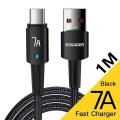 Essager 7A 100W USB Type C Cable 100W Fast Charging Wire For OPPO Oneplus Huawei P40 P30 Samsung Realme USB C Charger Data Cord. 