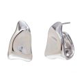 E.B.belle Abstract Geometric Trapezoid Shape Creole Stainless Steel Earrings For Woman Unusual Earrings Women's Ear Creoles. 