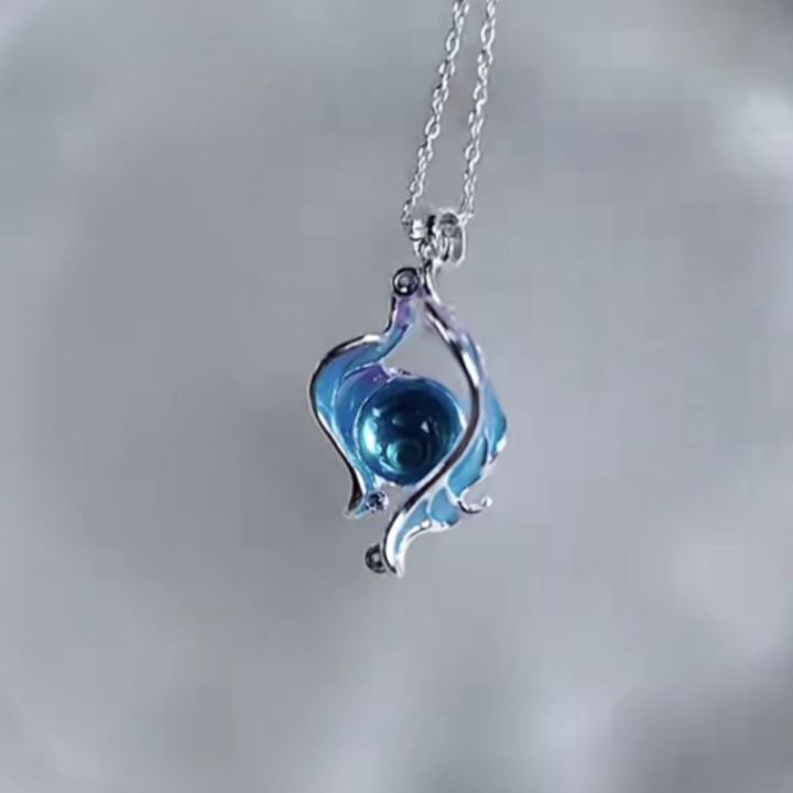 Yuanshen%20Furina%20Necklace%20Women%20Focalors%20Character%20Image%20Necklaces%20Woman%20Design%20Blue%20Pendant%20Sweet%20Accesorios%20Cosplay%20Jewelry%20-%20Image%204