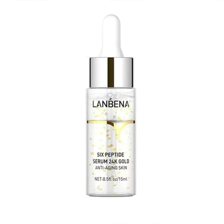 LANBENA 24K Gold Six Peptides Serum -15ml