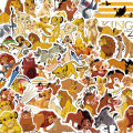 50PCS The Lion King Simba Stickers For Scrapbook Diary Laptop Lage Skateboard Graffiti Decal Fun Classic Toys. 