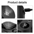 Multifunctional Waist Fan Neck Fan Rechargeable Desktop Fan Support 3-Level Wind Speeds with LED Light and Power Bank Function 10000mAh Battery for Outdoor Workers Camping Hiking Fishing. 
