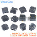 10PCS SMD Buzzer 5020 7525 8530 9650 1230 9032 3V 3.6V 5V Magnetic MINI Active Passive Piezo Buzzers Loudspeaker Electronic Kit. 