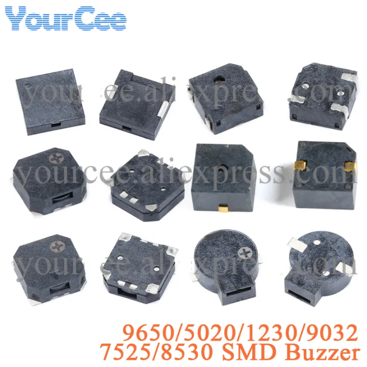10PCS%20SMD%20Buzzer%205020%207525%208530%209650%201230%209032%203V%203.6V%205V%20Magnetic%20MINI%20Active%20Passive%20Piezo%20Buzzers%20Loudspeaker%20Electronic%20Kit%20-%20Image%202
