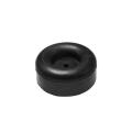 4pics Round Rubber Door Stop / Ramp Stop in Black or White.