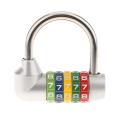 Mini Combination Padlock 5 Digit Number Password Code Dial Combo Lock Gym Locker Drawer Luggage Cabinet Toolbox Door Lock. 