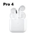 Mini Pro 4 earphone TWS wireless headphones Bluetooth-compatible 5.0 waterproof headset with mic for Xiaomi iPhone earbuds.