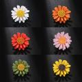 Creative Daisy Brooch Coat Girl Insect Sunflower Pin Brooches Jewellery Gifts For Women Brooch Pins Accessories - Hijab Pin.