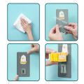 1/3Pcs Cartoon Mop Sticky Hook Broom Card Holder Non-marking Punch-free Hanger Wall-mounted Mop Clip.
