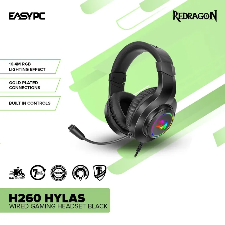 Redragon%20H260%20Hylas%20Wired%20Gaming%20Headset%20-%20Image%202