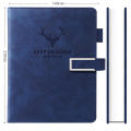 Extra-thick Wax-feeling Leather A5 Log Notebook Daily Office Work Notebook Notebook Diary School Supplies. 
