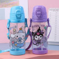Cartoon Anime Straw Water Bottle Cute Portable Straw Cup Children Water Cup For Home Office School Travel Drink Cups. 