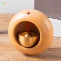 Shopkeepers Door Opening Hanging Decoration Rustic Wooden Door Bell for Office. 