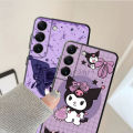 Cute Cartoon Kuromi Phone Case For Samsung Galaxy S23 S22 S21 S20 Ultra Plus FE S9 S8 S10 Note20 Ultra Note 20 Note 10 Cases.