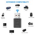 USB Bluetooth 5.0 Transmitter Receiver for TV, Home Theatre and Car 2 in 1. 