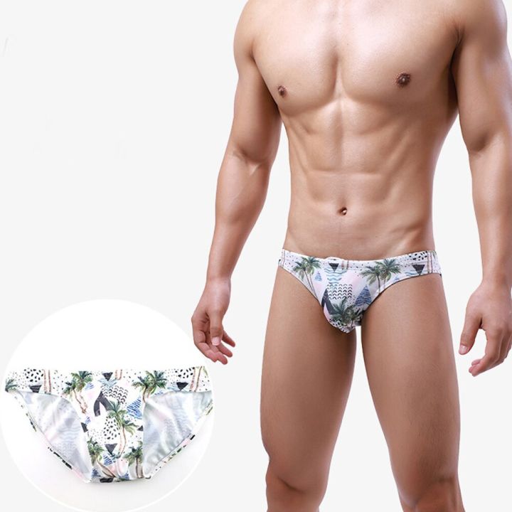 Fashion%20Summer%20Men%20Print%20Briefs%20Swim%20Trunks%20Swimming%20Pants%20Low%20Waist%20Swimsuit%20Hot%20Spring%20Tight%20Elastic%20Triangle%20Briefs%20-%20Image%204