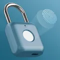 YOUDIAN Smart Fingerprint Padlock Kitty USB Charging Keyless Lock For Gym Door Bicycle Suitcase From Xiaomi Youpin - Green. 