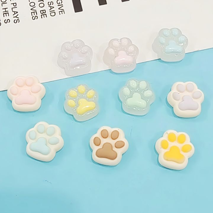 Cat Claw Resin Accessories New Cat Claw Bear Claw Patch Cream Glue Phone Case Material Handmade Hair Accessories