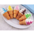 【Happy baby toy store】Colorful Cute Ice cream Squishy Charm Keychain for Kids Toys Random Color stress relief toy kids. 