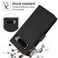 YM016 Rhombic Zipper Card Wallet Leather Phone Case with Lanyard For Google Pixel 8 Pro. 