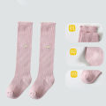 I LOVE DAD Baby Knee High Socks Soft Cotton Flower Printed Socks For Infant Toddlers Children  Spring Summer  Princess Long Socks. 