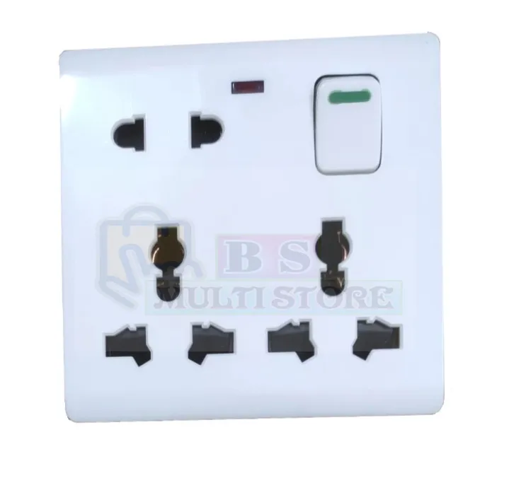 8%20Pin%20Socket%20With%20Box%20(220V/240V%2016A%20)%20Multi%20Function%20Universal%20Wall%20Socket%20(%202%20Pcs%20)%20-%20Image%203