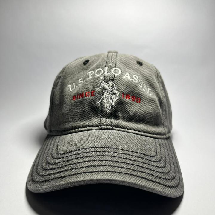 US%20POLO%20ASSN%201890%20Black%20Denim%20Washed%20Cap/%20Hat%20Premium%20-%20Image%202