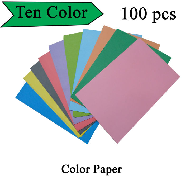 Multi%20Color%20A4%20%20Size%20Craft%20Paper%20(10%20Colors)%20-80%20Gsm%20,100%20Pcs%20-%20Image%202