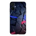 Case For TECNO CAMON 19 NEO Silicon Phone Back Cover black tpu case abstract pattern. 