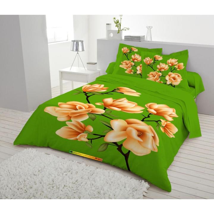 Pakiza Luxury Panel King Size Bed Sheet Set with Two Pillow Covers_New Design, 3 Pieces Set