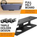 Under Desk Laptop Holder Mount With Screw,Under Desk Laptop Mount Bracket,Add On Under Table Laptop/Keyboard Storage.