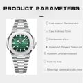 Poedagar 613 Business Quartz Luxury Stainless Steel Watch for Men. 