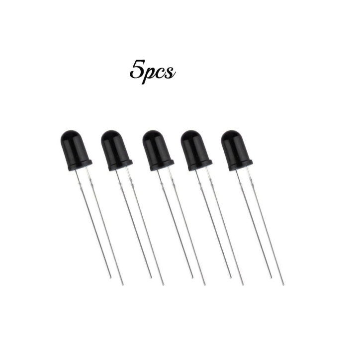 5pcs-IR Receiver LED Sensor 5mm 940nm IR LED Light Infrared Receiver RX LED Sensor Light 5mm