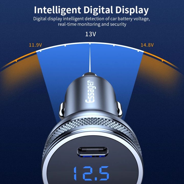 Essager%20Mini%2036W%20USB%20Car%20Charger%20Quick%20Charge%203.0%20Charger%20For%20iPhone%2014%2013%20Samsung%20Xiaomi%20USB%20Type%20C%20Fast%20Charging%20Car%20Charger%20-%20Image%204