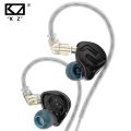 KZ ZNA Wired Metal Earphones In Ear Monitor Headphones 12MM Dual-magnetic Cavity Dynamic HiFi Bass Sports Earbuds Game Headset. 