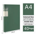 30 pages A4 File Folder Display Book Portable Plastic cover 20 pages Paper Document Organizer 40 pages 60 pages File Folder for. 