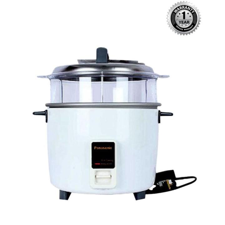 Rice Cooker with Stainless Steel Lid SR-W18GSWUA - 1.8L - White
